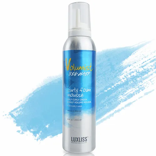 Luxliss Volumist Coconut Oil, Curly Foam Mousse (Pianka do włosów kręconych nadająca objętośc)