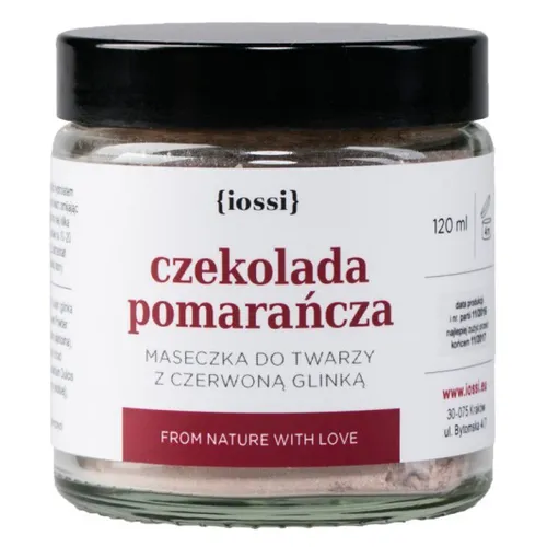 Iossi Maseczka do twarzy  'Czekolada i pomarańcza z czerwoną glinką' - 2
