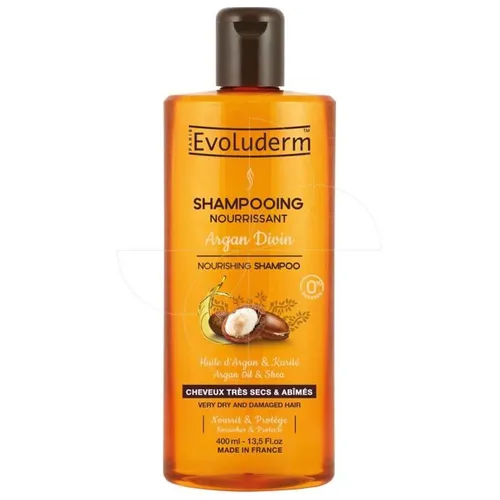 Evoluderm Huile Precieuse, Shampooing Nourissant Argan Divin (Odbudowujący szampon do włosów suchych)