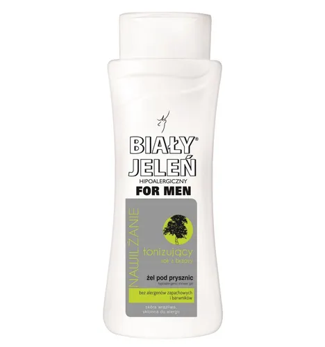 Biały Jeleń For Men, Hipoalergiczny żel pod prysznic z ekstraktem z brzozy - 2