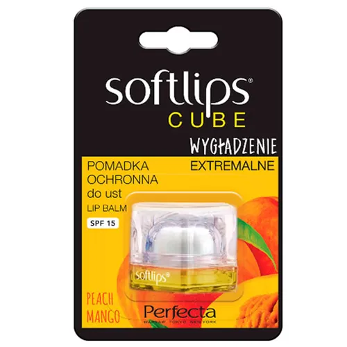 Perfecta Softlips, Balsam do ust 5w1 SPF 15 `Peach & mango`