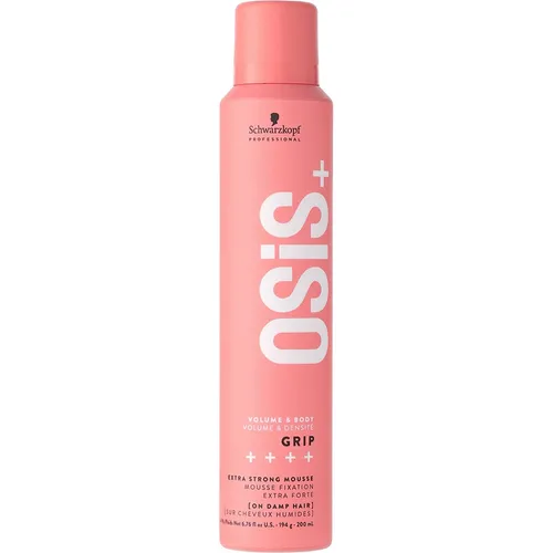 Schwarzkopf Professional OSIS+, Volume & Density, Grip, Extra Strong Mousse (Pianka zwiększająca objętość cienkich włosów o extra mocnym utrwaleniu)