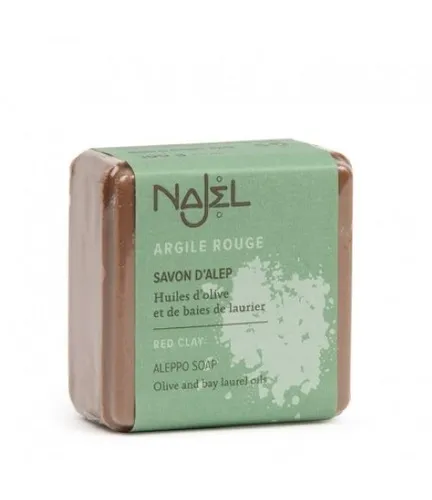 Najel Aleppo Soap with Red Clay (Mydło Aleppo z czerwoną glinką) - 1