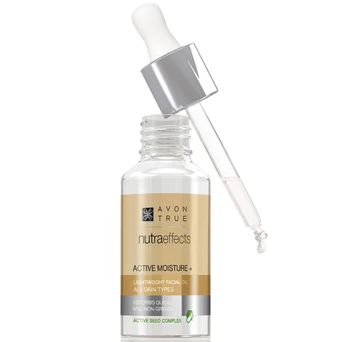 Avon Nutra Effects, Miracle Glow [Active Moisture + Lightweight Facial Oil] (Regenerujący eliksir do twarzy) - 1