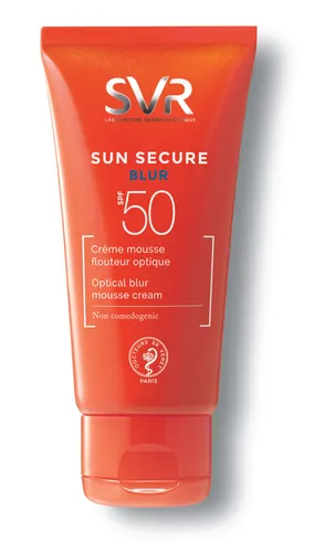 SVR Sun Secure Blur Mousse Cream SPF 50 (Krem w piance optycznie ujednolicający koloryt skóry)