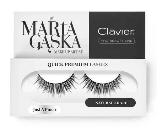Clavier Quick Premium Lashes by Marta Gąska, Rzęsy na pasku `Just a Pinch 811` - 1