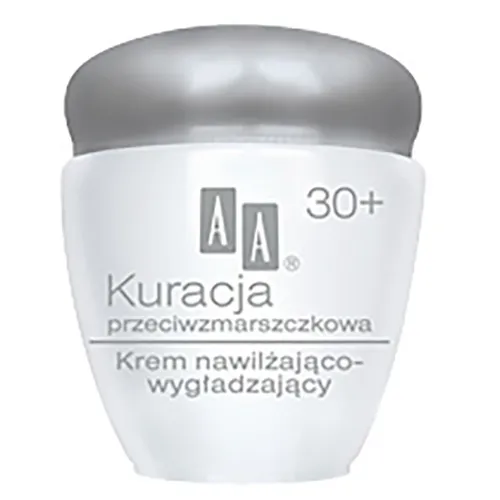 AA Kuracja Przeciwzmarszczkowa 30+, Krem nawilżająco - wygładzający