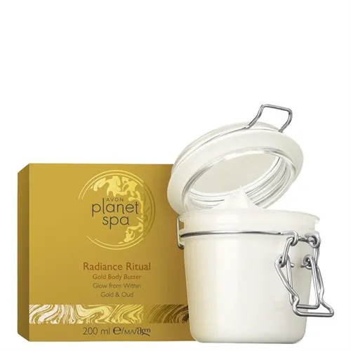 Avon Planet Spa, Radiance Ritual, Golden Body Butter (Rozświetlające masło do ciała) - 2