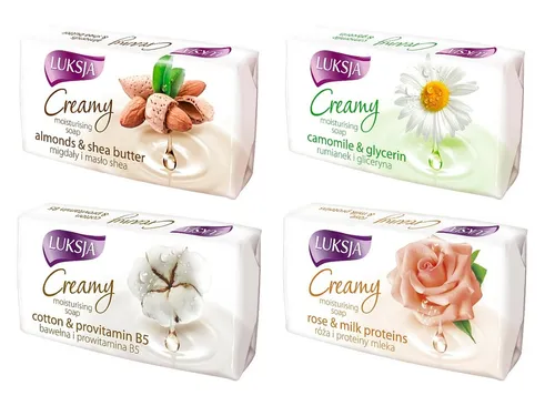 Luksja Creamy, Kremowe mydło w kostce (różne rodzaje) - 3
