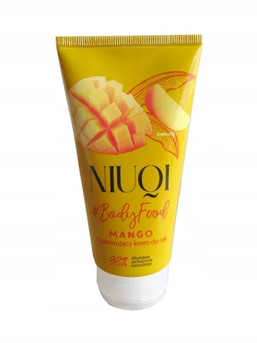 Niuqi # Body food, Regenerujący krem do rąk `Mango` - 1