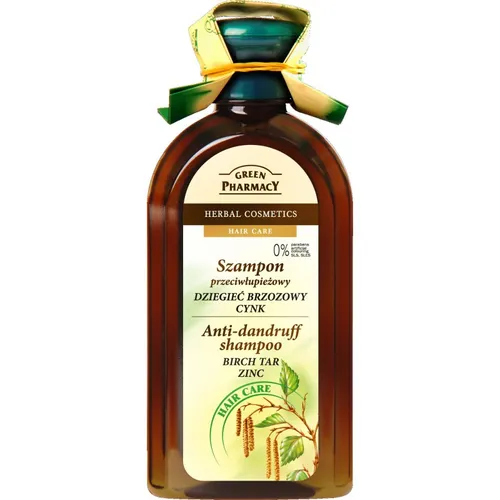 Green Pharmacy Szampon przeciwłupieżowy z cynkiem i dziegciem brzozowym - 2
