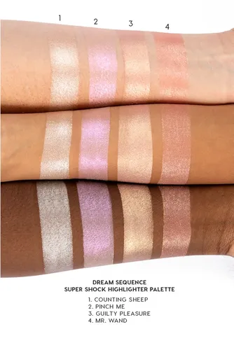ColourPop Dream Sequence, Super Shock Highlighter Palette (Paleta rozświetlaczy) - 3