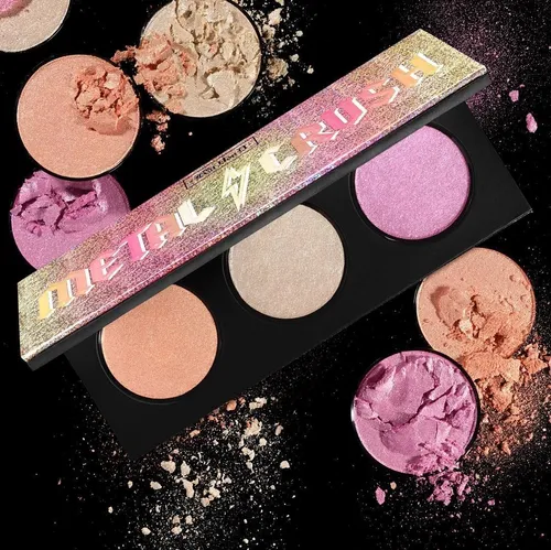 Kat Von D Metal Crush, Extreme Highlighter Palette (Paleta 3 rozświetlaczy) - 2