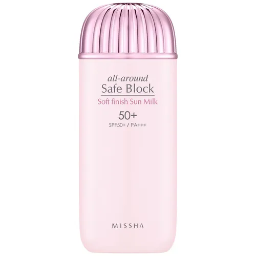 Missha All-around Safe Block, Soft Finish Sun Milk SPF 50+/ PA+++ (Mleczko przeciwsłoneczne SPF 50+/ PA++) - 2