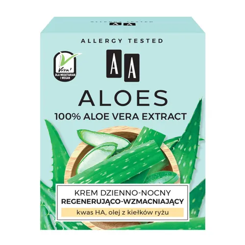 AA Aloes, Krem dzienno-nocny regenerująco-wzmacniający