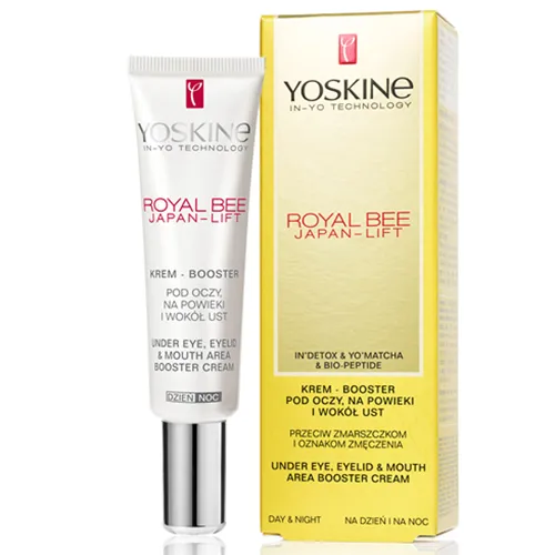 Yoskine Royal Bee Japan-lift, Krem-booster pod oczy, na powieki i wokół ust