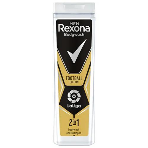 Rexona Men Men, Football Edition La Liga Citrus Bodywash 2 in1 (Żel pod prysznic i szampon do włosów 2 w 1)