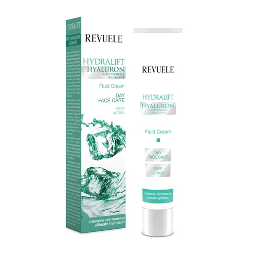 Revuele Hydralift Hyaluron Anti-wrinkle Treatment, Day Face Care Fluid Cream (Krem - fluid na dzień)