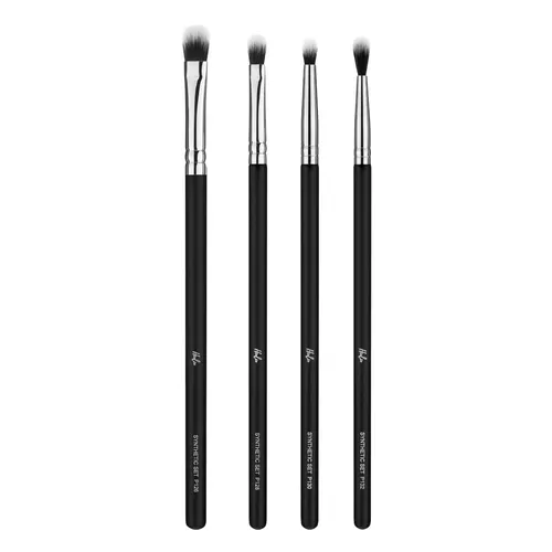Hulu Perfect Synthetic Set Brush, Zestaw 4 pędzli do makijażu oczu