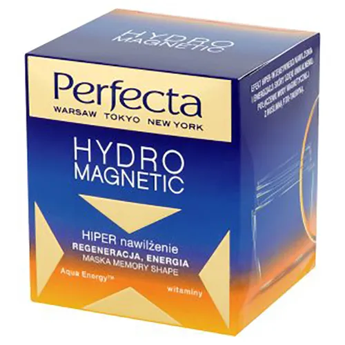 Perfecta Hydro Magnetic, Memory Shape, Maska do twarzy 'Hiper nawilżenie, regeneracja, energia'