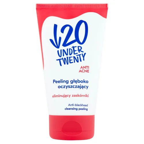 Under Twenty Anti Acne, Peeling głęboko oczyszczający eliminujący zaskórniki