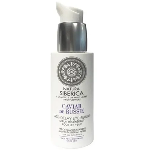 Natura Siberica Blanche, Caviar de Russie, Przeciwzmarszkowe serum pod oczy `Rosyjski kawior`