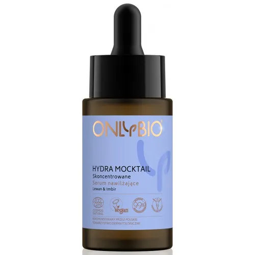 OnlyBio Hydra Mocktail, Skoncentrowane serum nawilżające `Lewan & imbir`