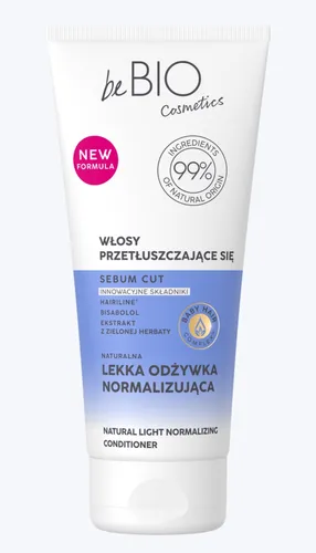 beBIO Baby Hair Complex, Lekka odżywka normalizująca do włosów przetłuszczających się