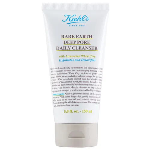 Kiehl's Rare Earth, Deep Pore Daily Cleanser with Amazonian White Clay (Preparat głęboko oczyszczający pory do codziennego stosowania)