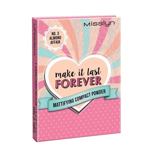 Misslyn Make It Last Forever, Mattifying Compact Powder (Puder matujący w kompakcie) - 2