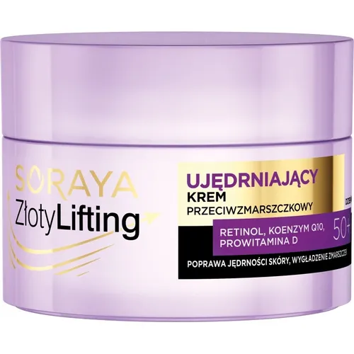 Soraya Złoty Lifting, Ujędrniający krem przeciwzmarszczkowy 50+ - 2