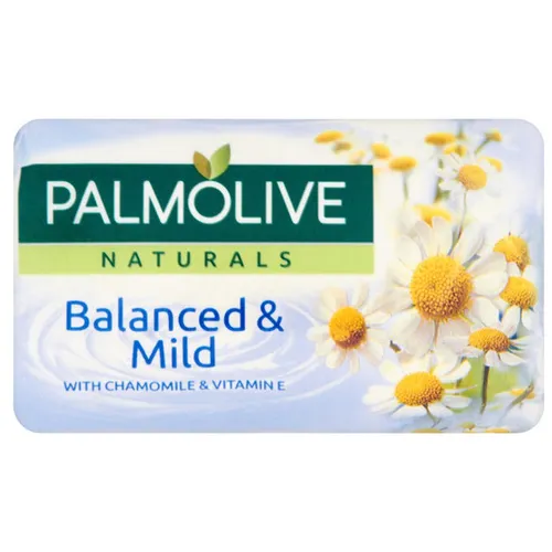 Palmolive Naturals, Balanced & Mild Soap Bar with Chamonile & Vitamin E (Mydło w kostce `Rumianek i witamina E`)