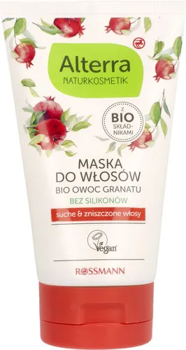Alterra Bio-Granatapfel Haarmaske (Maska do włosów suchych i zniszczonych `Bio Owoc Granatu` (nowa wersja))