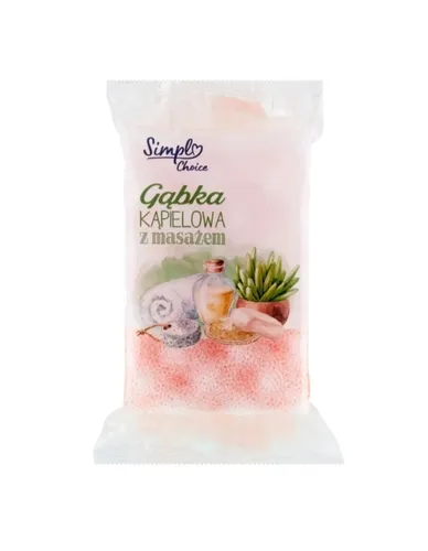Carrefour Simply Choice Gąbka kąpielowa z masażem