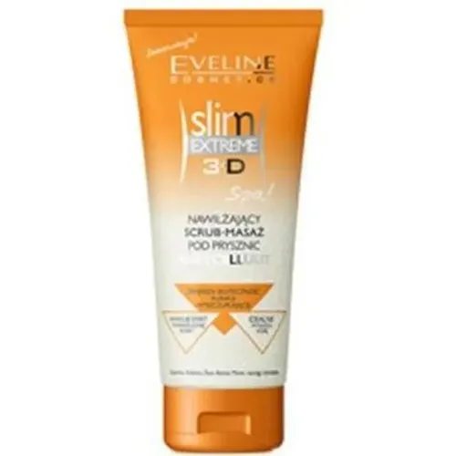 Eveline Cosmetics Slim Extreme 3D, Nawilżający scrub-masaż pod prysznic
