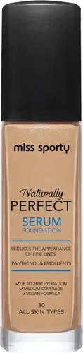 Miss Sporty Naturally Perfect, Serum Foundation (Nawilżający podkład serum)