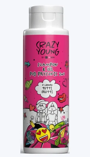 Crazy Young Szampon i żel pod prysznic 2 w 1 `Tutti Frutti`