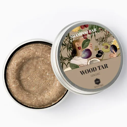 Herbs & Hydro Wood Tar Bar Shampoo (Szampon w kostce `Dziegieć`) - 1