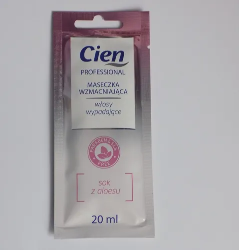 Cien Professional, Maseczka wzmacniająca do włosów `Sok z aloesu` - 2