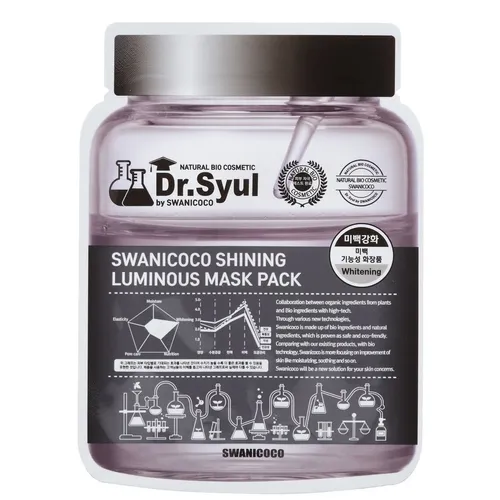 Swanicoco Dr. Syul by Swanicoco, Shining Luminous Mask Pack (Ujędrniająco-rozjaśniająca maska w płacie)