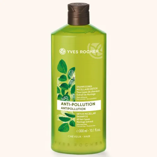 Yves Rocher Anti-Pollution, Shampooing Micelaire Detox [Detox Micellar Shampoo] (Detoksykujący szampon micelarny z wyciągiem z moringi)