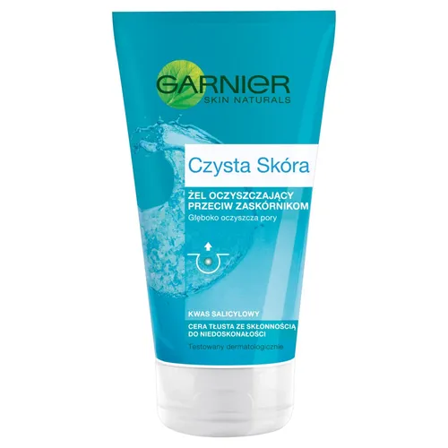 Garnier Czysta Skóra, Żel oczyszczający przeciw zaskórnikom (nowa wersja)
