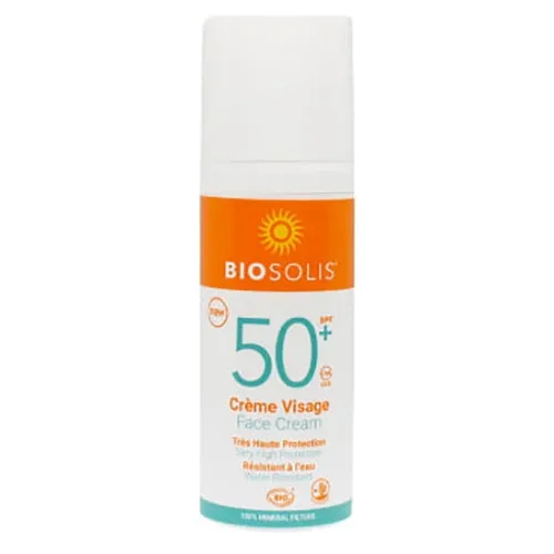Biosolis Creme Visage SPF 50+ (Krem do twarzy z filtrem przeciwsłonecznym SPF 50+) - 1