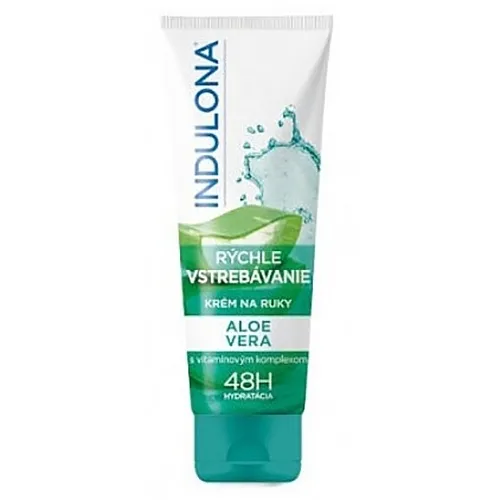 Indulona Fast Absorption Hand Cream Aloe Vera (Krem do rąk szybko wchłaniający z aloesem)