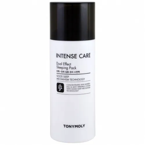 Tony Moly Intense Care, Dual Effect Sleeping Pack (Wybielająco-wygładzająca maseczka na noc)