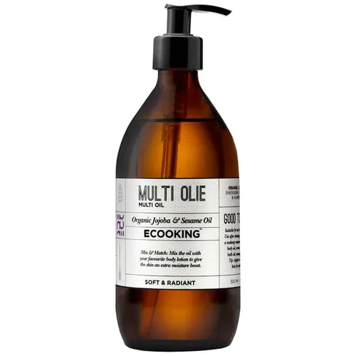 Ecooking Multi Olie, Organic Jojoba & Sesame Oil (Olejek do twarzy i ciała)
