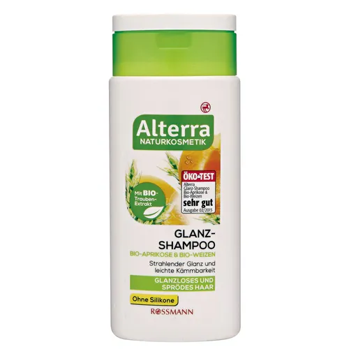 Alterra Glanz Shampoo Aprikose & Weizen (Szampon do włosów matowych i zniszczonych `Morela i pszenica`)