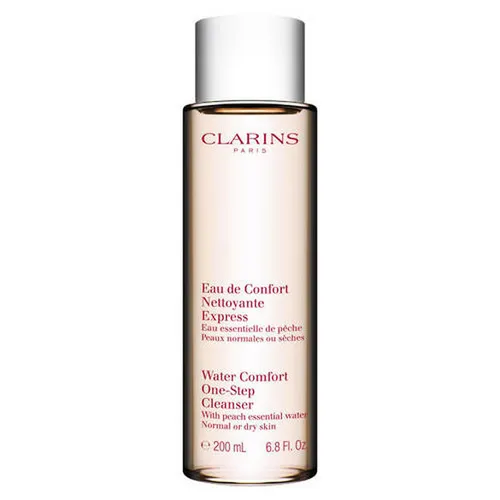 Clarins Eau de Confort Nettoyante Express [Water Comfort One-Step Cleanser] (Esencjonalna woda brzoskwiniowa do demakijażu twarzy)