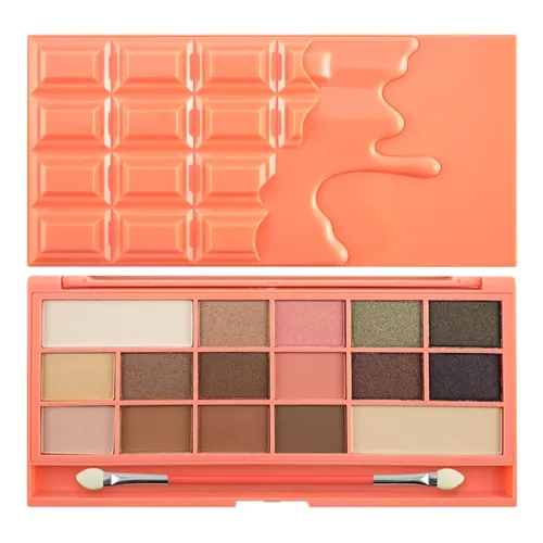 I Heart Revolution Chocolate and Peaches Shadow Palette (Paleta 16 cieni do powiek)
