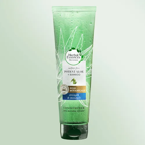 Herbal Essences Bio:renew, Real Botanicals, Potent Aloe & Bamboo, Strength & Moisture Conditioner (Odżywka do włosów ` Siła i nawilżenie`)